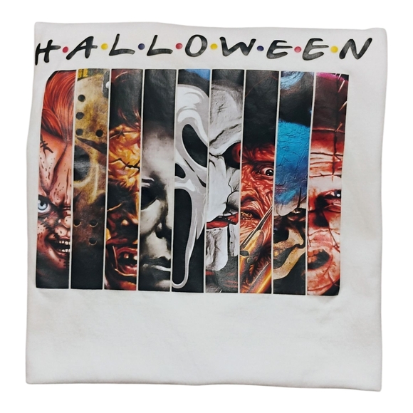 SAME DAY SHIPPING Halloween Horror Graphic T-Shirt Adult Size XL Nwot - Picture 3 of 9